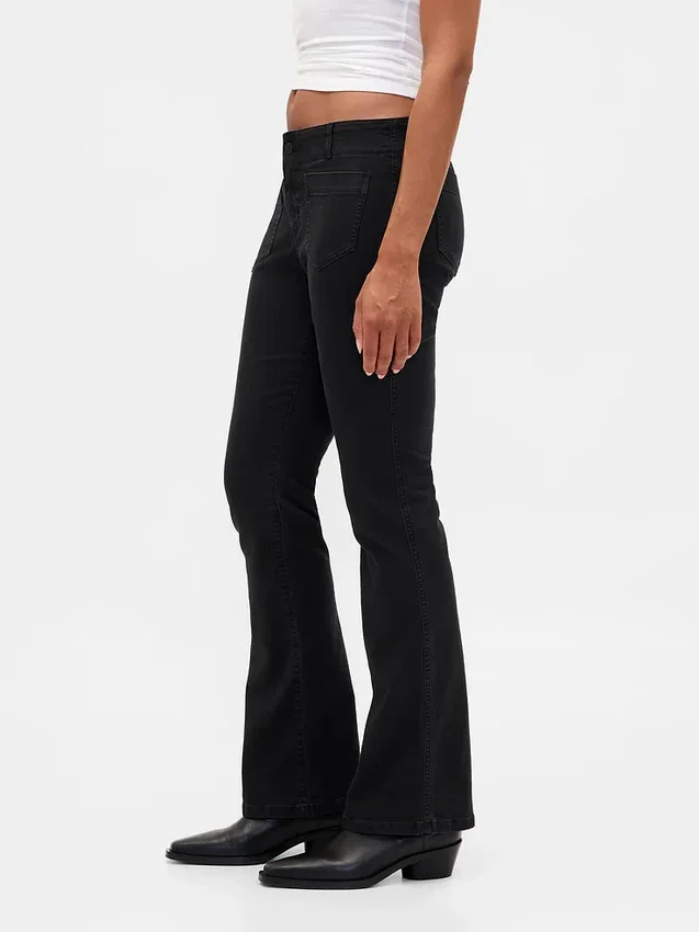 Spodnie z twillu z niskim stanem, o kroju Long & Lean