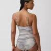 Strój kąpielowy typu bandeau z możliwością zmiany stylu