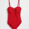 Strój kąpielowy typu bandeau z możliwością zmiany stylu