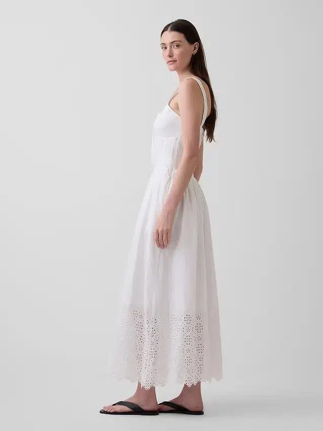 Sukienka maxi z wiązaniem w stylu gorsetu