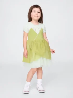Sukienka z tiulu GAP × Disney Niemowlęta i Maluchy z motywem księżniczki Tiany