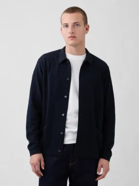 Sweter kardigan o luźnym kroju