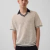 Sweter polo Ouigap z siateczki
