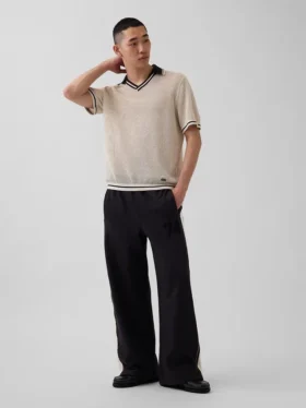 Sweter polo Ouigap z siateczki