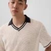 Sweter polo Ouigap z siateczki