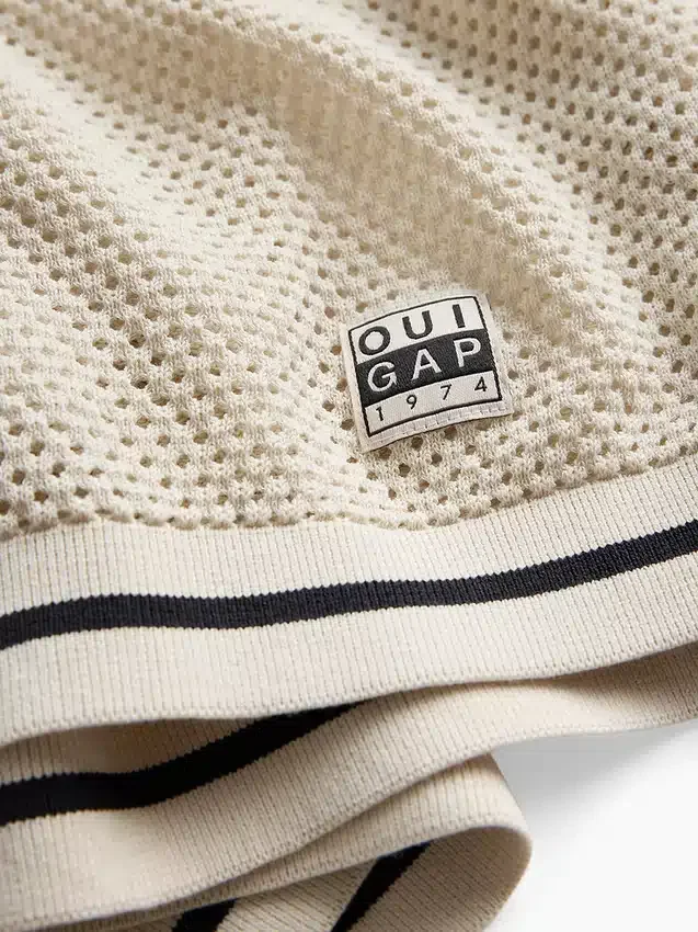 Sweter polo Ouigap z siateczki