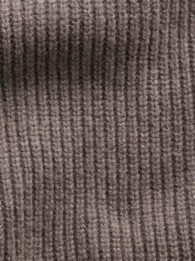 Swetr CashSoft o luźnym kroju z wzorem typu „shaker stitch”