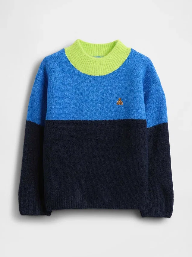 Swetr dla niemowląt i Maluchów w stylu color block