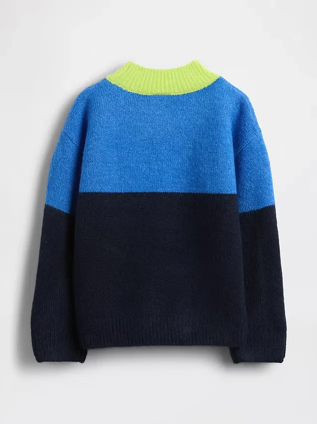 Swetr dla niemowląt i Maluchów w stylu color block