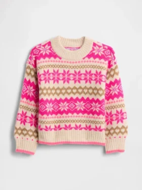 Swetr dla niemowląt i maluchów w stylu Fair Isle