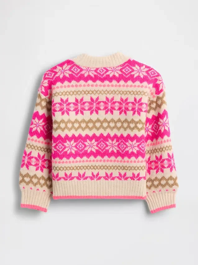 Swetr dla niemowląt i maluchów w stylu Fair Isle