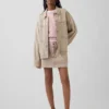 Swetr oversize w stylu crop top, 100% bawełna