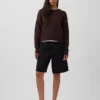 Swetr oversize w stylu crop top, 100% bawełna