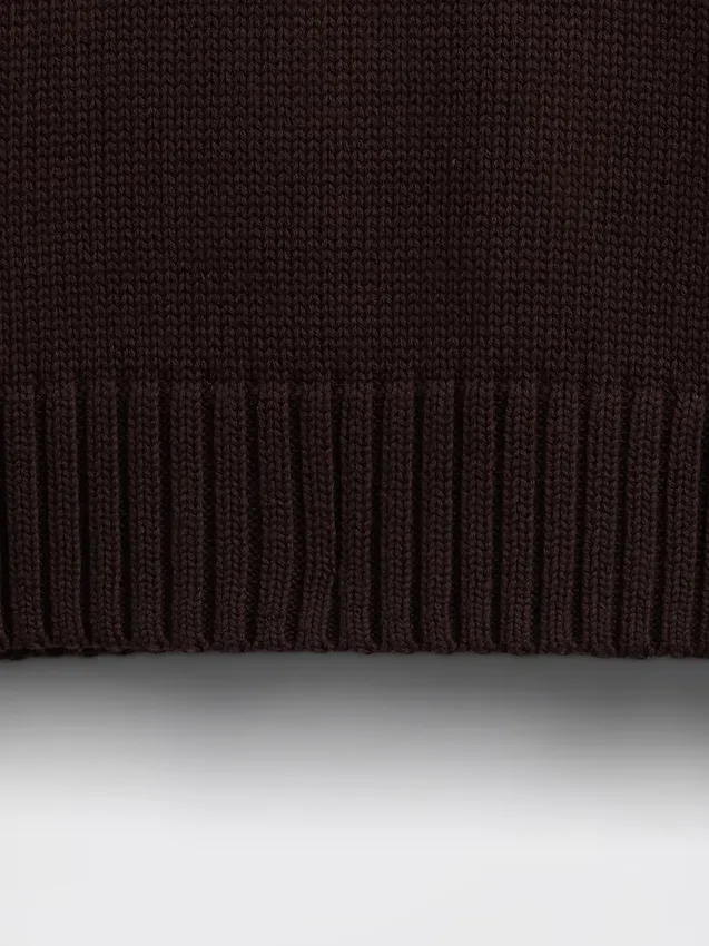 Swetr oversize w stylu crop top, 100% bawełna