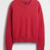 Swetr oversize w stylu crop top, 100% bawełna
