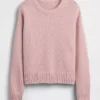 Swetr oversize w stylu crop top, 100% bawełna