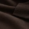 Swetr oversize z dekoltem w serek z dzianiny CashSoft