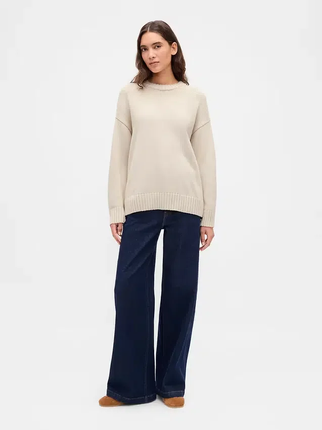 Swetr oversize ze 100% bawełny