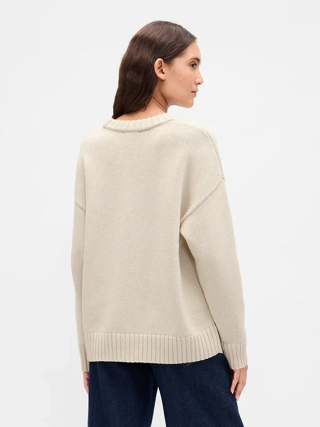 Swetr oversize ze 100% bawełny