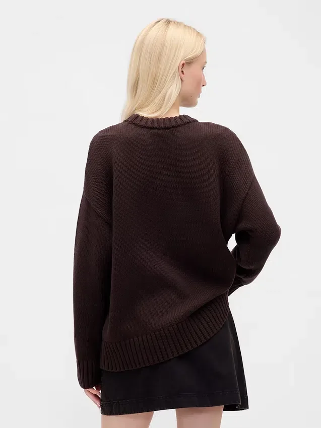 Swetr oversize ze 100% bawełny