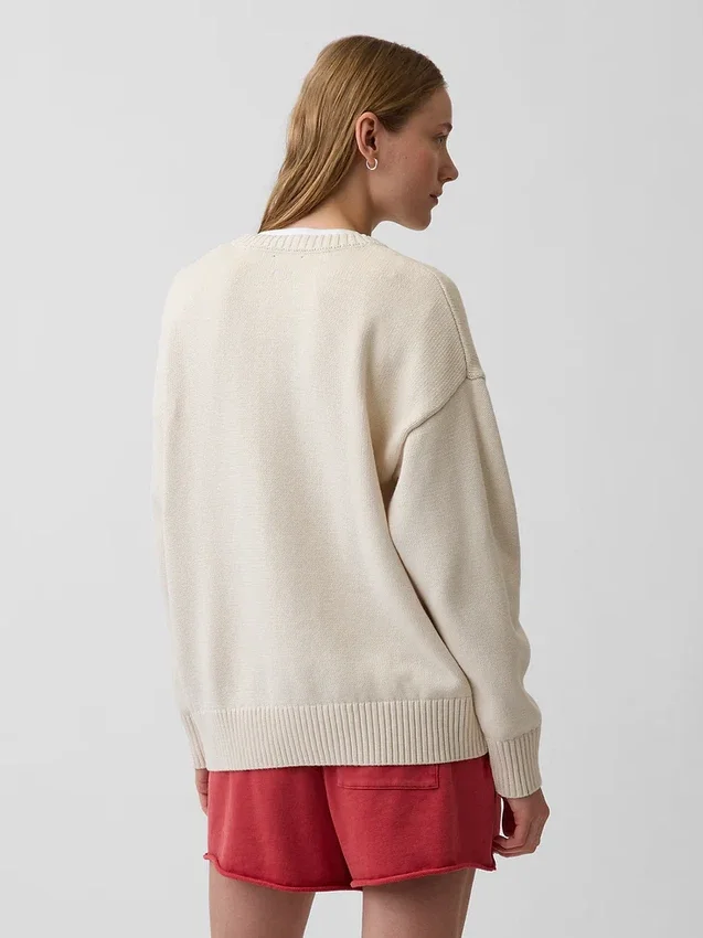 Swetr oversize ze 100% bawełny