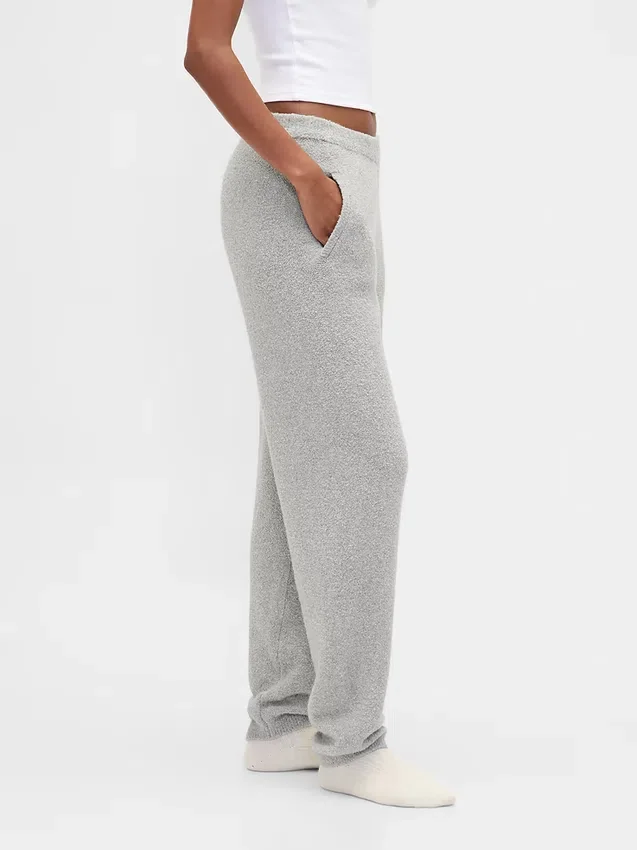 Swetr z dzianiny bouclé CashSoft