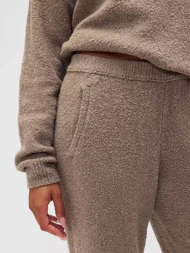 Swetr z dzianiny bouclé CashSoft