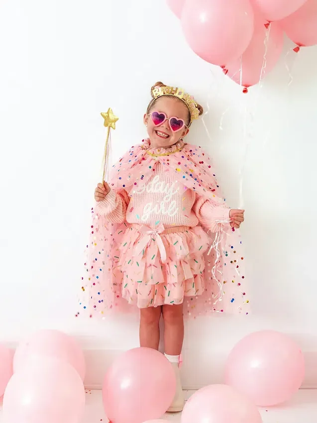 Swetr z dzianiny „Sweet Wink Dziewczynka Sprinkle”