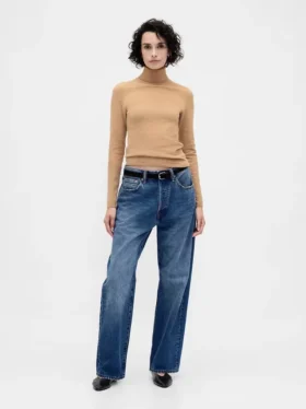 Swetr z golfem CashSoft Stretch