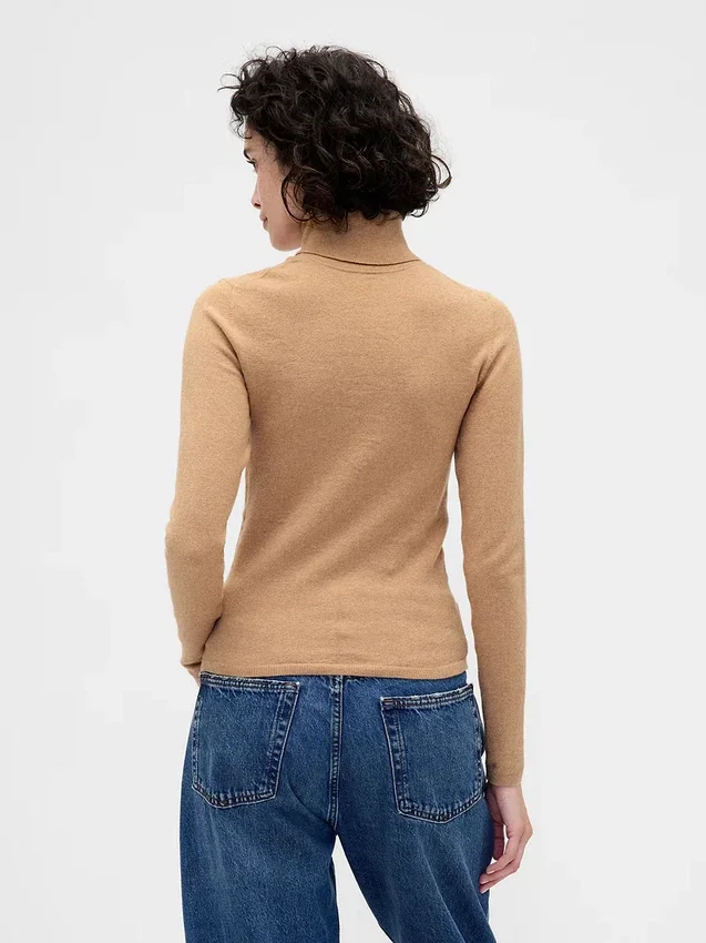 Swetr z golfem CashSoft Stretch