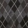 Swetr z mieszanki wełny o luźnym kroju z wzorem argyle