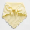 Szalik typu bandana z 100% bawełny z ażurowymi wykończeniami