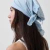 Szalik typu bandana z 100% bawełny z ażurowymi wykończeniami
