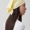 Szalik typu bandana z 100% bawełny z ażurowymi wykończeniami