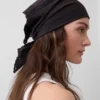 Szalik typu bandana z 100% bawełny z ażurowymi wykończeniami