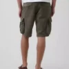 Szorty cargo o luźnym kroju, długość 11"