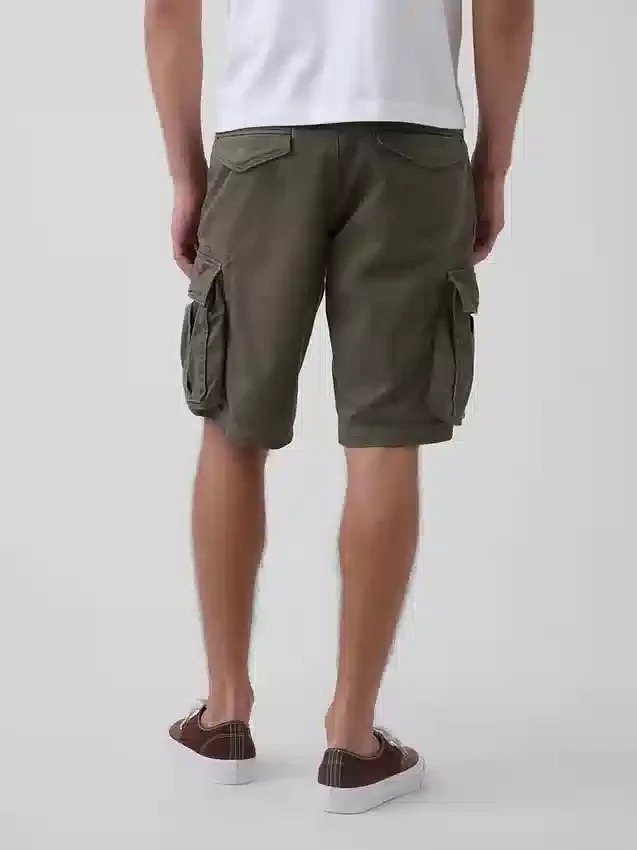 Szorty cargo o luźnym kroju, długość 11"