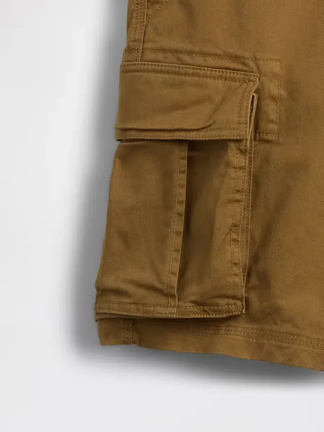 Szorty cargo o luźnym kroju, długość 11"