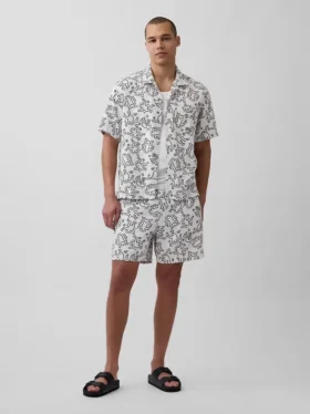 Szorty „Keith Haring” z fakturą