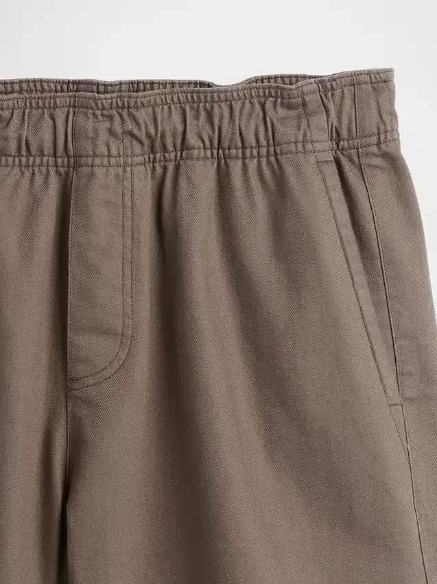 Szorty o luźnym kroju z mieszanki lnu, długość 5,5"