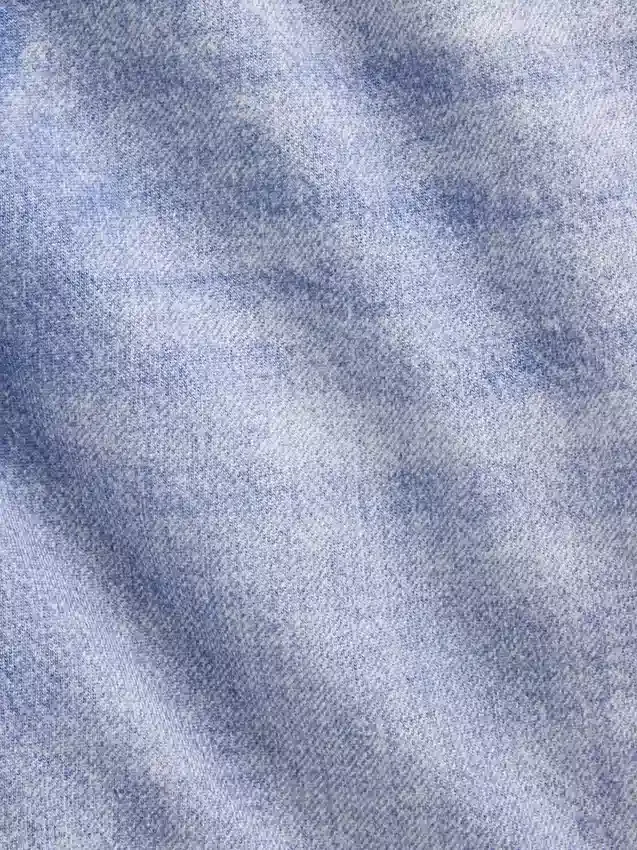 Szorty z dzianiny dżinsowej z nadrukiem, o średniej wysokości talii, 5"