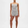 Szorty z wełny boucle CashSoft