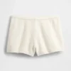 Szorty z wełny boucle CashSoft