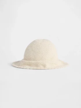 Szydełkowa czapka typu bucket dla niemowląt i maluchów
