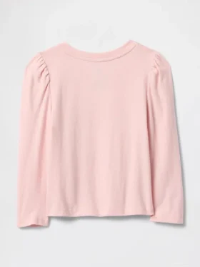 T-shirt dla niemowląt i maluchów z bufiastymi rękawami do łączenia z innymi ubraniami