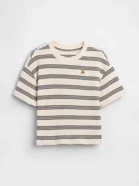 T-shirt dla niemowląt i maluchów z dzianiny waflowej