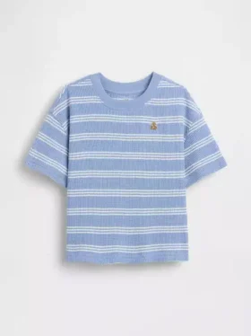 T-shirt dla niemowląt i maluchów z dzianiny waflowej