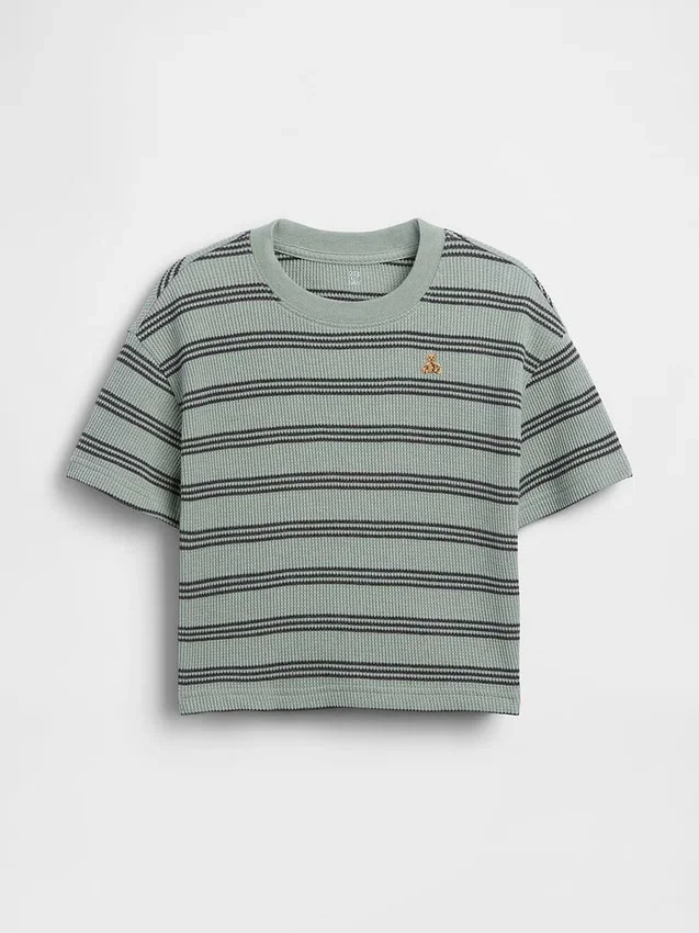 T-shirt dla niemowląt i maluchów z dzianiny waflowej