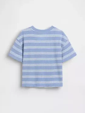 T-shirt dla niemowląt i maluchów z dzianiny waflowej