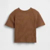 T-shirt dla niemowląt i maluchów z dzianiny waflowej